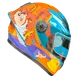 Casco Integral Edge Champions Looney Tunes Kids Doble Visor Interno Ahumado